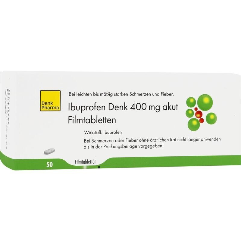 IBUPROFEN Denk 400 mg akut Filmtabletten