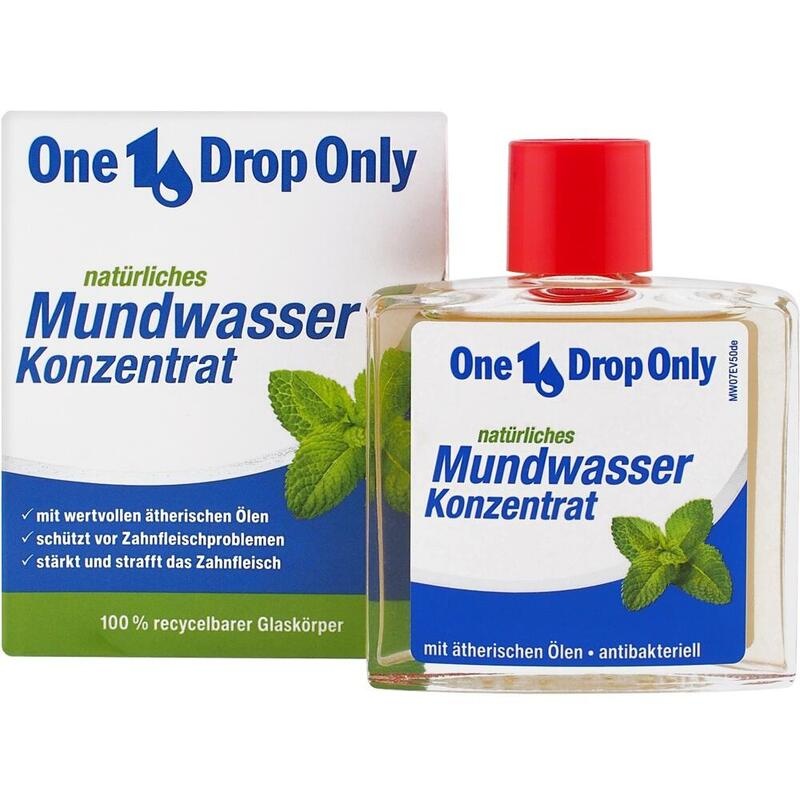 ONE DROP Only natürl.Mundwasser Konzentrat Minze